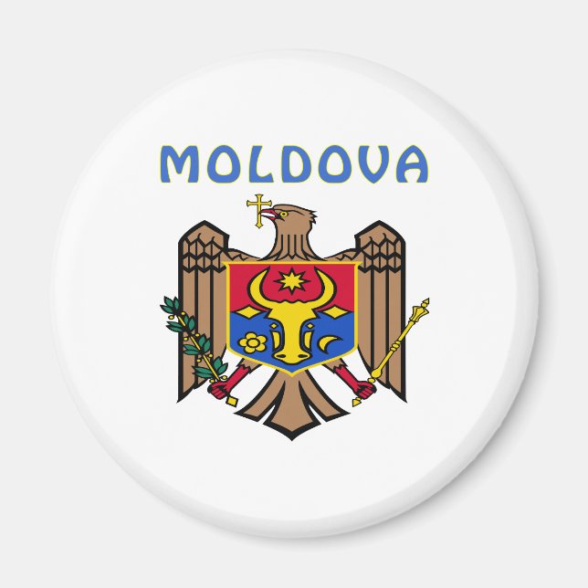 MOLDOVA Coat Of Arms Magnet (Front)