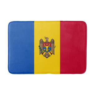 Moldova Flag Bath Mat