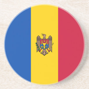 Moldova Flag Coaster