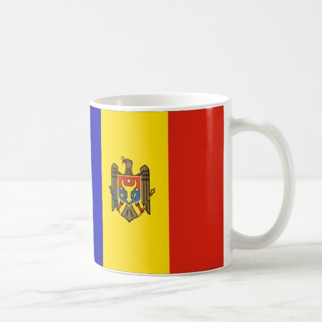 Moldova flag coffee mug (Right)