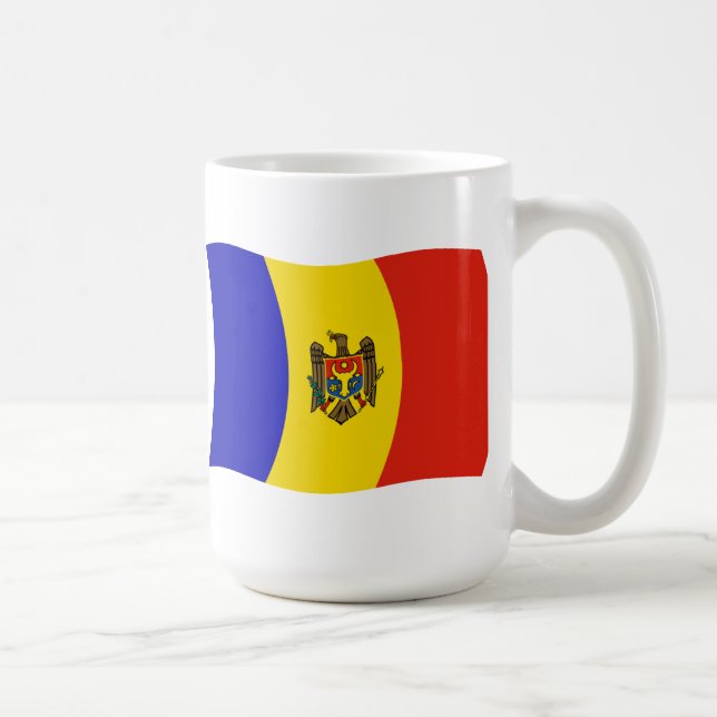 Moldova Flag Mug (Right)