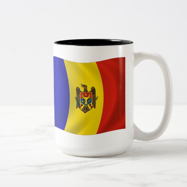 Moldova Flag Mug (Right)