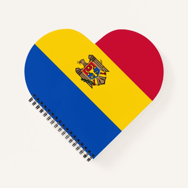 Moldova Flag Notebook (Front)