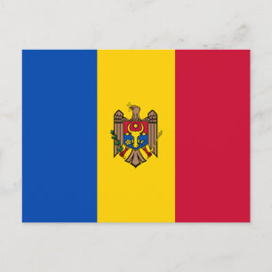 Moldova Flag Postcard