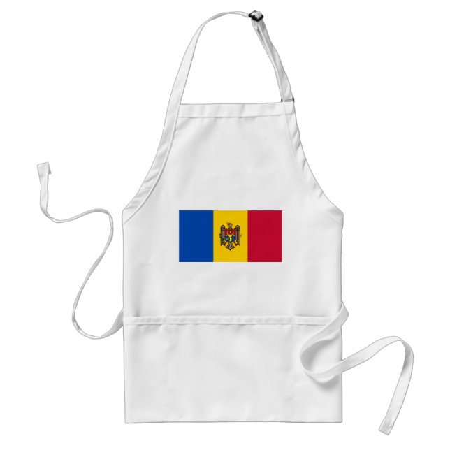 Moldova Flag Standard Apron (Front)