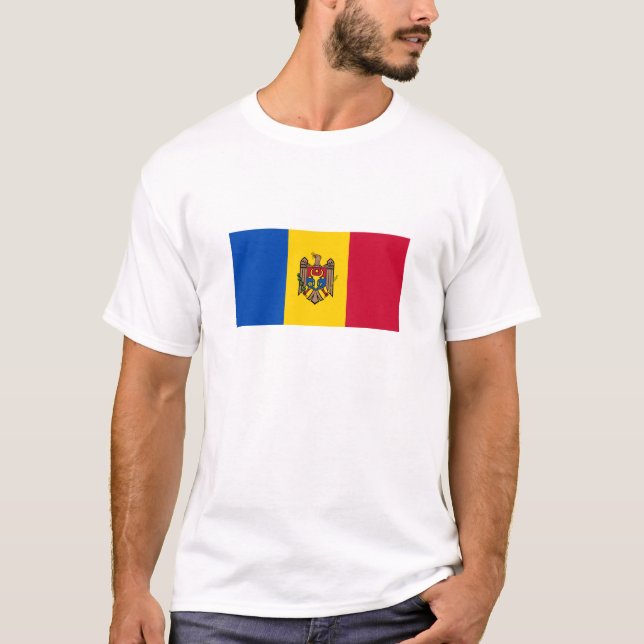 Moldova Flag T-Shirt (Front)