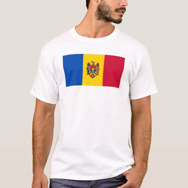 Moldova Flag T-Shirt (Front)