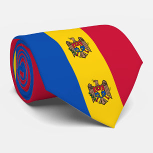 Moldova Flag Tie