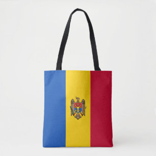 Moldova Flag Tote Bag