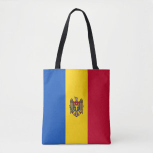 Moldova Flag Tote Bag