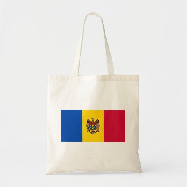 Moldova Flag Tote Bag (Front)