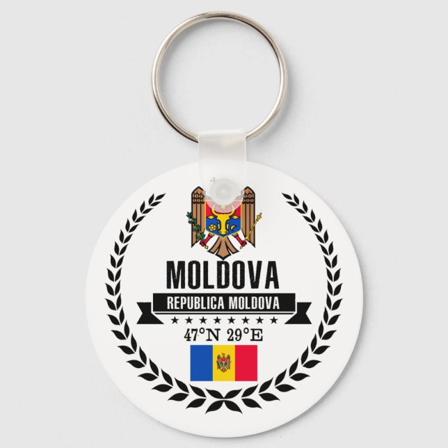 Moldova Key Ring (Front)
