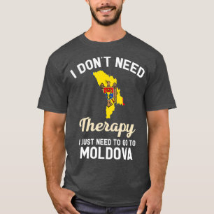 Moldova Moldovan Flag Map Travel Gifts T-Shirt
