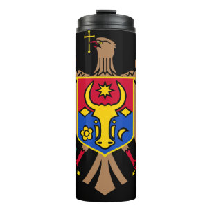 MOLDOVA Special Gift Black Tourist Classic  Thermal Tumbler