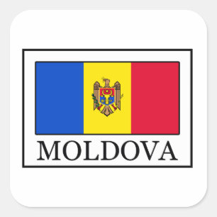 Moldova Square Sticker
