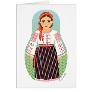 Moldovan Matryoshka Card