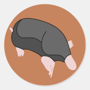 MOLE1 CLASSIC ROUND STICKER