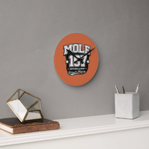 Mole 167 Antonelliana - Sabauda Majesty Grunge Edi Round Clock
