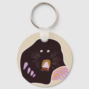 Mole  5.7 cm Basic Button Key Ring