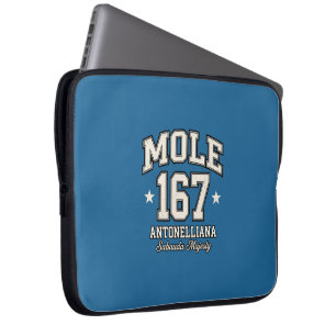 Mole Antonelliana - Sabauda Majesty Vintage Varsit Laptop Sleeve