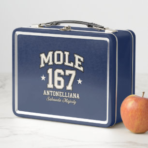 Mole Antonelliana - Sabauda Majesty Vintage Varsit Metal Lunch Box