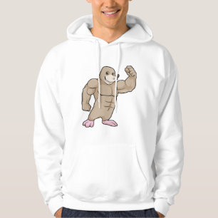 Mole as Bodybuilder with big Muscles Hoodie