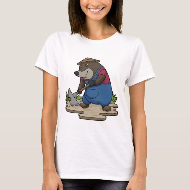 Mole as Farmer T-Shirt (Front)