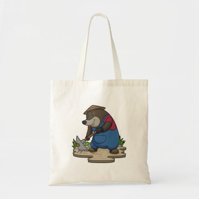 Mole as Farmer Tote Bag (Front)