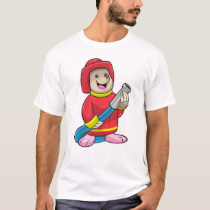 Mole as Firefighter with Hose T-Shirt