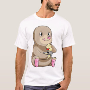 Mole as Gamer with Joystick T-Shirt