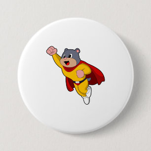 Mole as Hero 7.5 Cm Round Badge