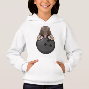 Mole at Bowling with Bowling ball