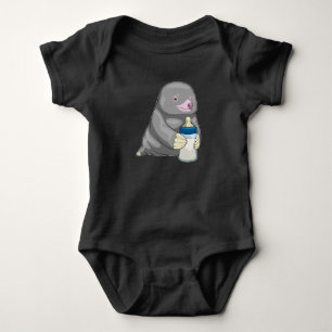 Mole Baby bottle Milk Bodysuit