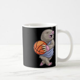 Mole Basketball Player Basketball  Coffee Mug