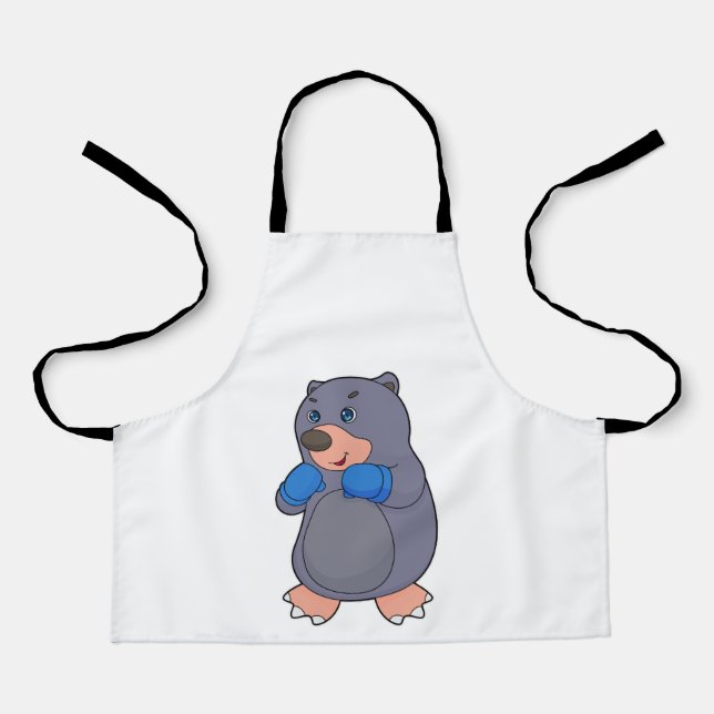 Mole Boxing Boxer Boxing gloves Apron (Front)