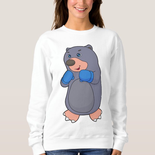 Mole Boxing Boxer Boxing gloves Sweatshirt (Front)