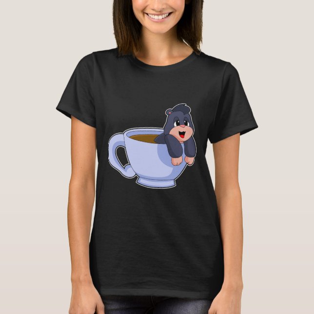 Mole Coffee Cup T-Shirt (Front)