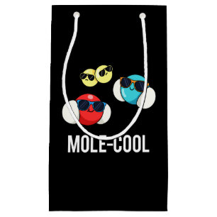 Mole-Cool Funny Molecule Pun Dark BG Small Gift Bag