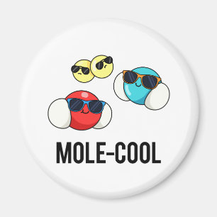 Mole-Cool Funny Molecule Pun  Magnet