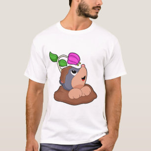 Mole Earth Flower T-Shirt