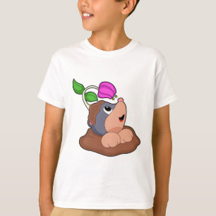 Mole Earth Flower T-Shirt