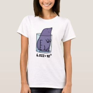 Mole Equation Cute Mole In A Beaker Pun T-Shirt