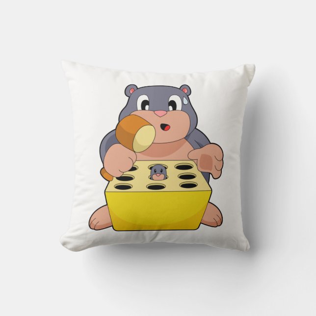 Mole Game Cushion (Front)