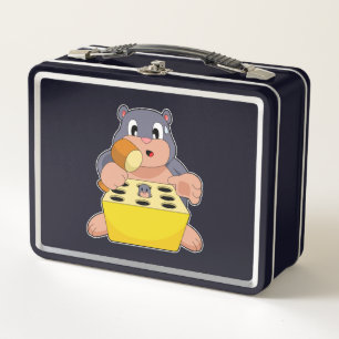 Mole Game Metal Lunch Box