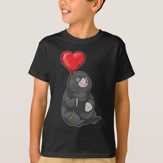 Mole Heart Balloon T-Shirt (Front)