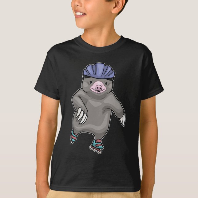 Mole Inline skating Roller skates T-Shirt (Front)