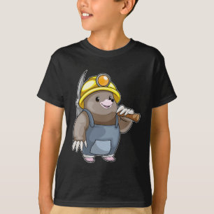 Mole Miner Pickaxe Mining T-Shirt