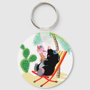 mole on the beach key ring