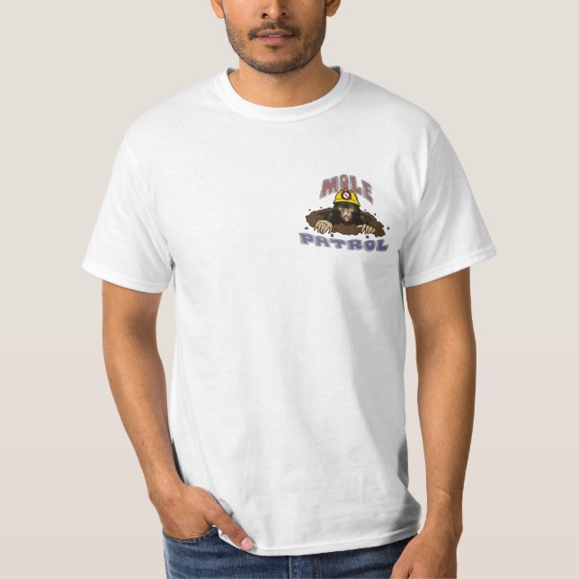 Mole Patrol T-Shirt (Front)