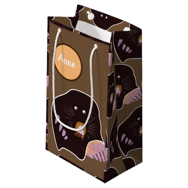Mole Personalized  Custom Gift Bag (Front Angled)